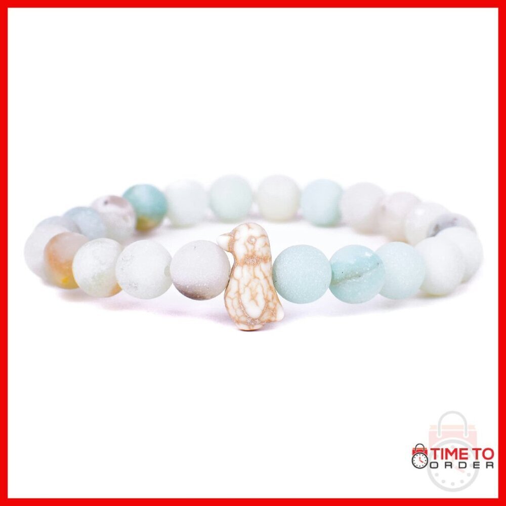 Penguin Tracking Bracelet, Wildlife Conservation Gift, One Size Fits Most